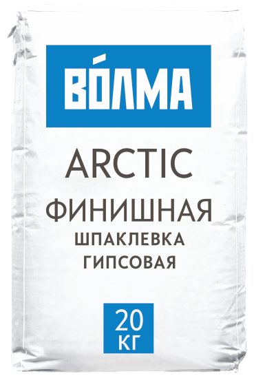 Шпаклевка гипсовая финишная "ВОЛМА-Arctic", 20 кг